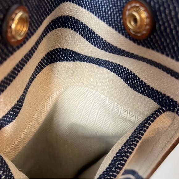 ❤️🔥TORY BURCH Ella Jacquard Stripes Tote NWT❤️🔥 - Picture 10 of 10